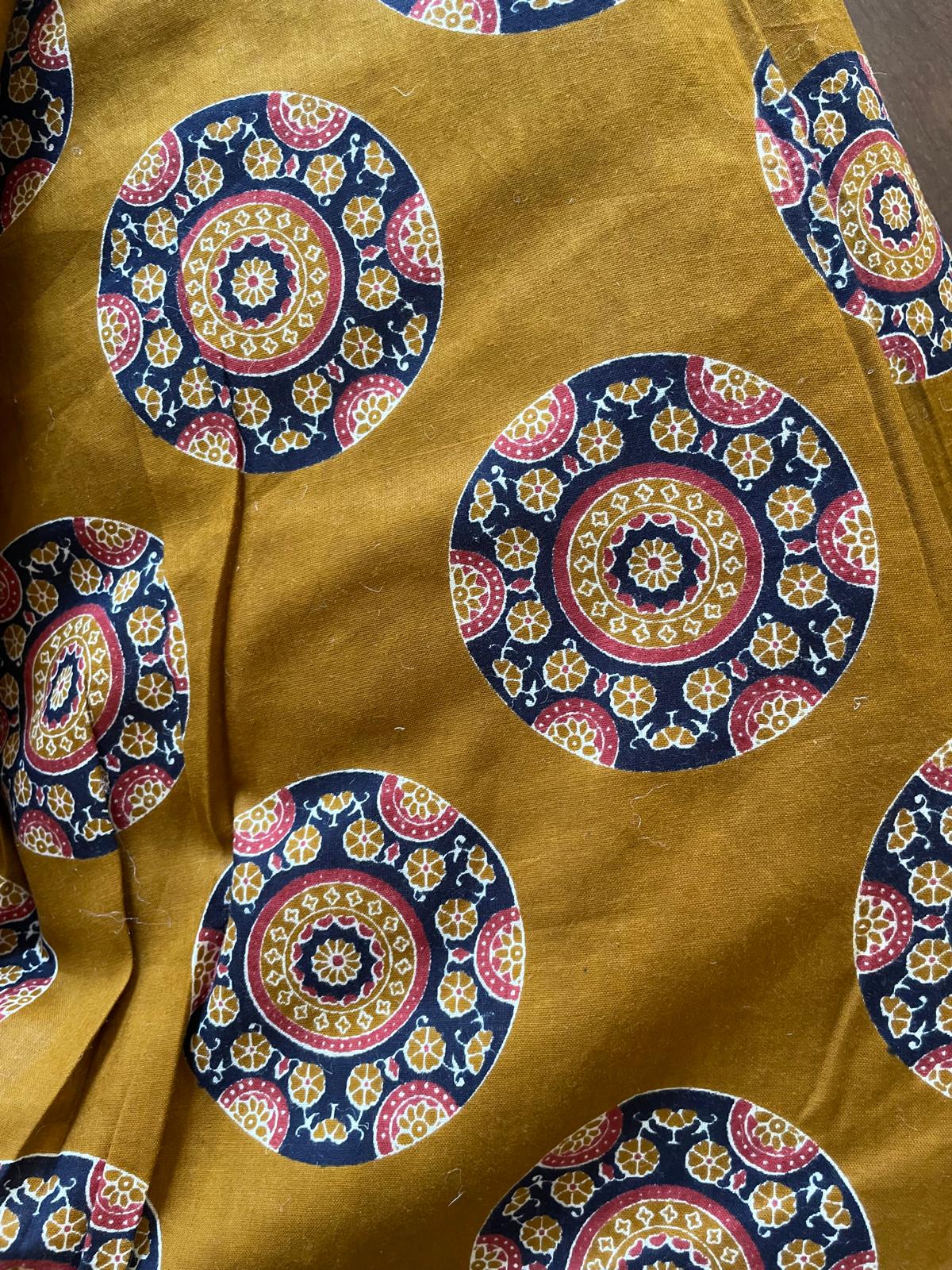 Sofa Cover bleu/jaune - 180x80cm