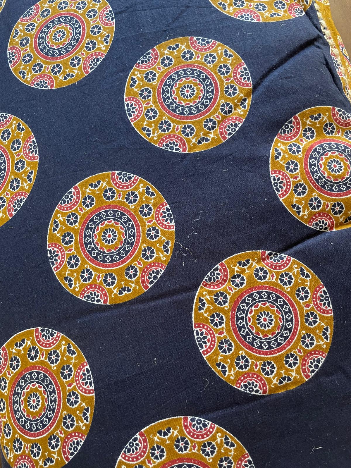 Sofa Cover bleu/jaune - 180x80cm